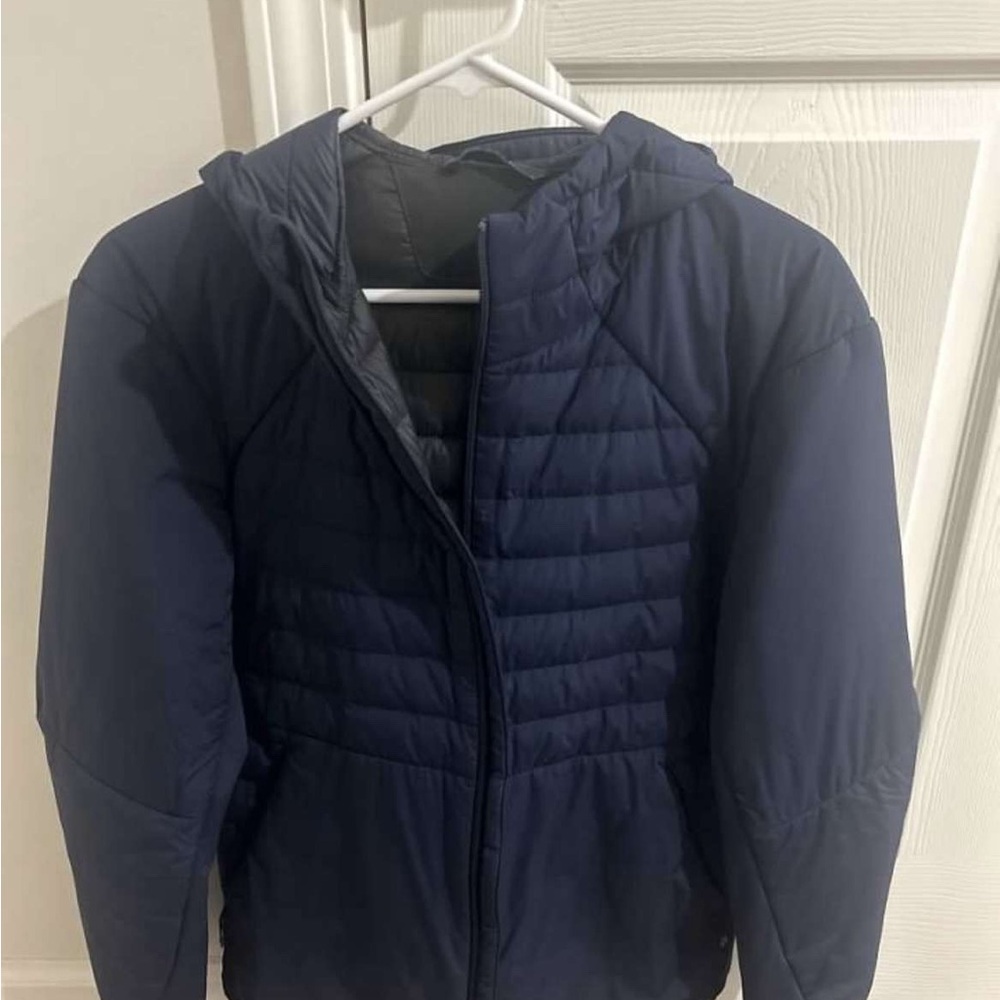 Navy  Hooded Jacket
